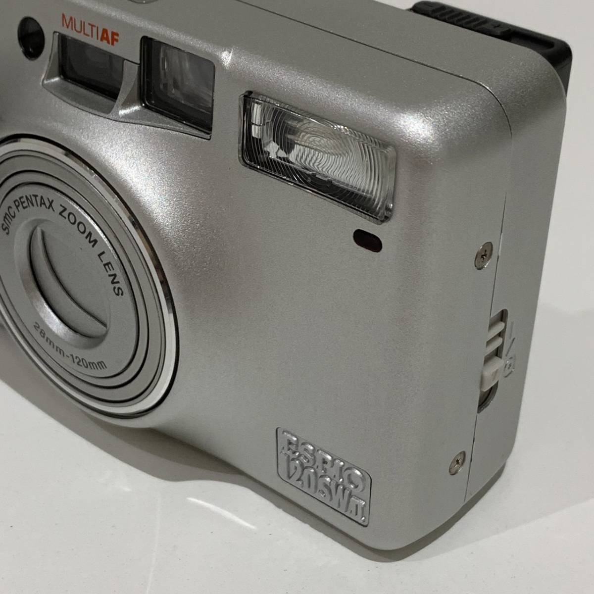 【AMT-3865】1円～ PENTAX ESPIO 120SW Ⅱ フィルムカメラ コンパクトカメラ 電池付 動作未確認 カメラ コレクション 中古保管品_画像6