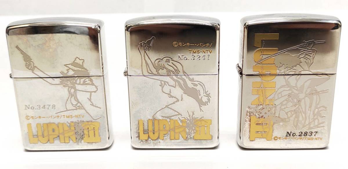 B-11037】 ZIPPO ジッポー LUPIN ルパン三世 峰不二子 /石川五右ェ門