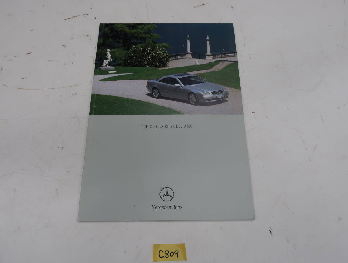 メルセデスベンツ　CLクラス　カタログ　CL55AMG　2003年11月　40ページ　CL500　CL600　CL55　C809　送料370円　_画像1