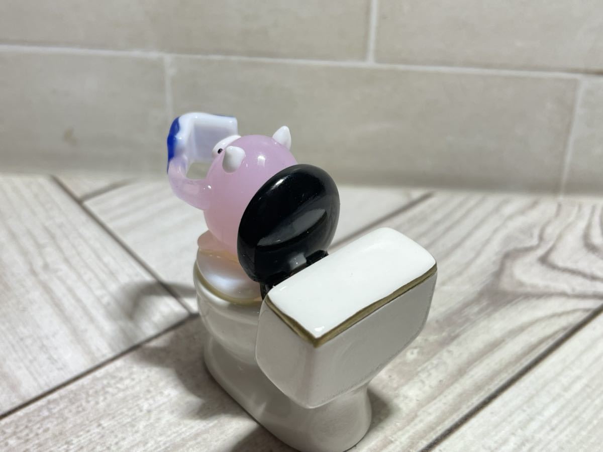 * miniature glass skill * toilet length . pig 