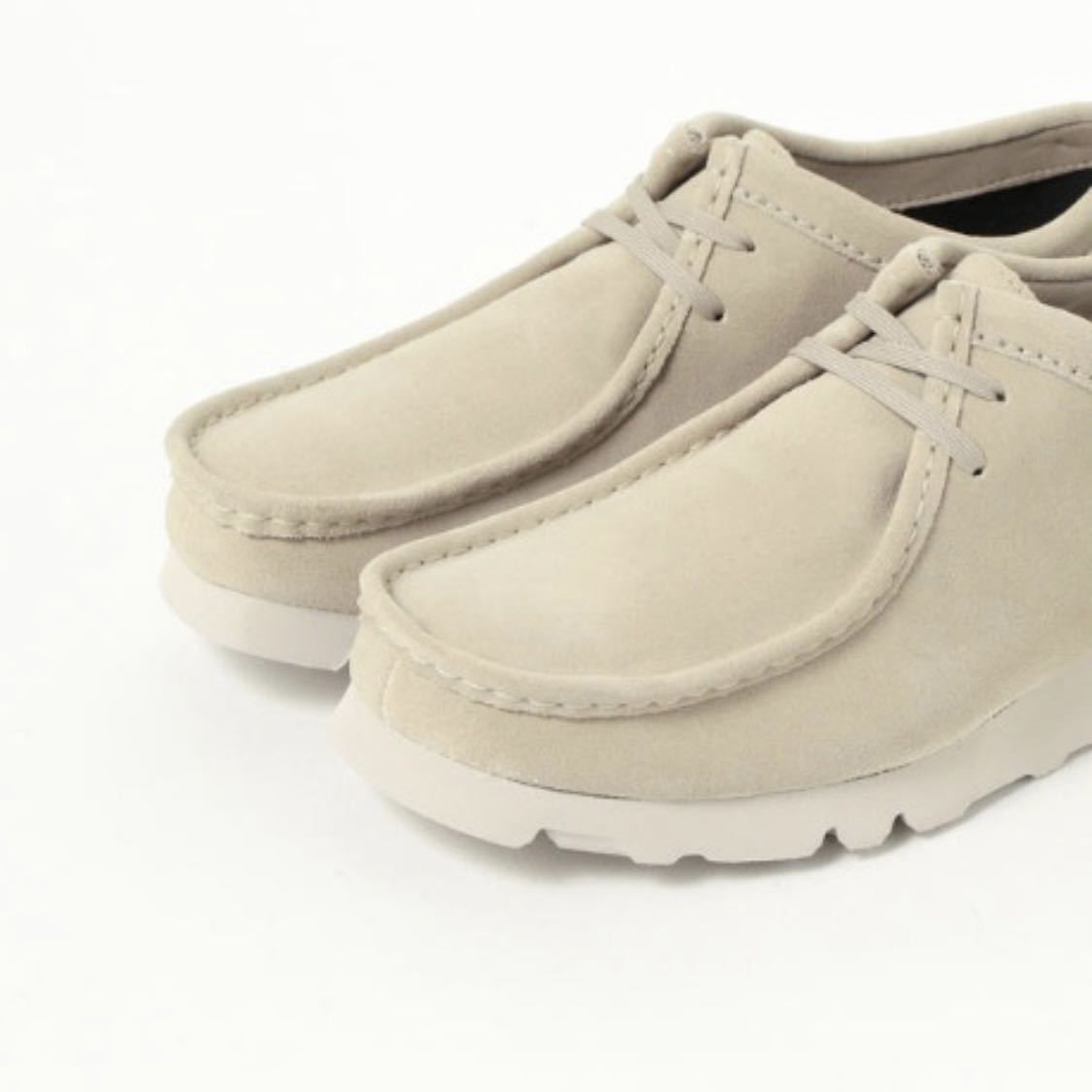 送料無料 Clarks × BEAMS 別注 Wallabee GTX GORE-TEX UK8 26.5 42 限定色 ワラビー ゴアテックス 希少ssz ah ennoy 1ldk daiwa pier39 _画像3