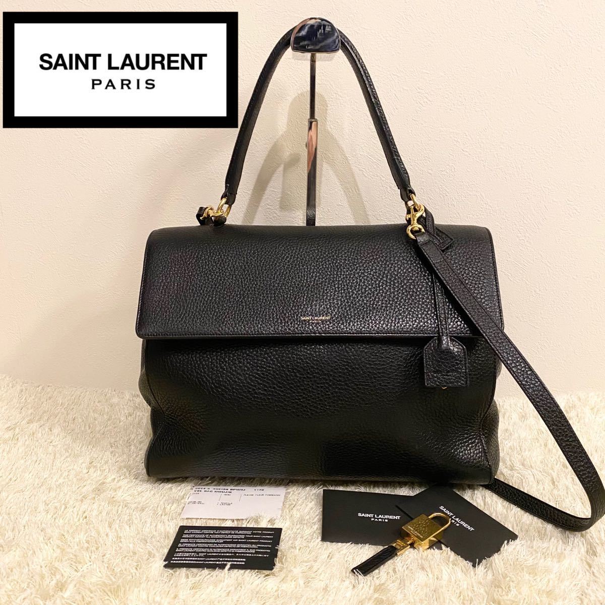 極美品 サンローラン SaintLaurent ハンドバッグ ショルダーバッグ