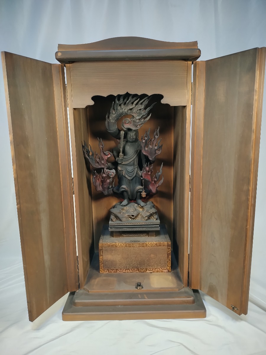 寺院 大型【不動明王 仏像】お寺 密教 明王 加持 祈祷 本尊 真言宗