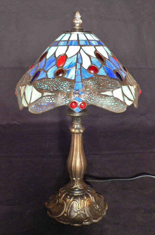 *** new goods *a-ru Novo -.. Tiffany stain do lamp *Dragonfly* height 44.*6p***