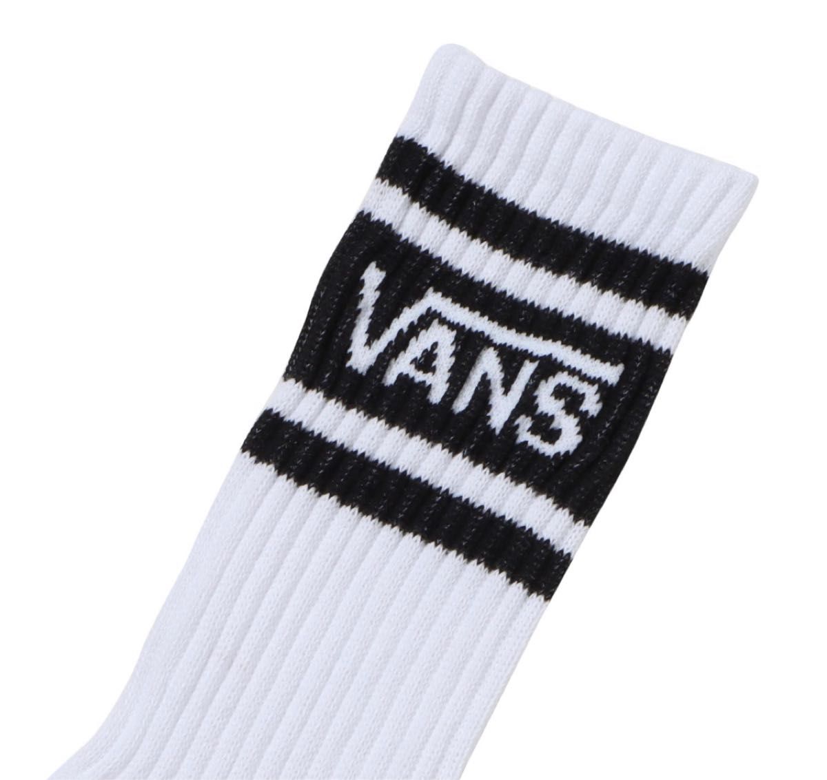 【VANS】キムタク着用 同型同色 3足セット ロゴソックス バンズ 木村拓哉 着 私物 クルーソックス