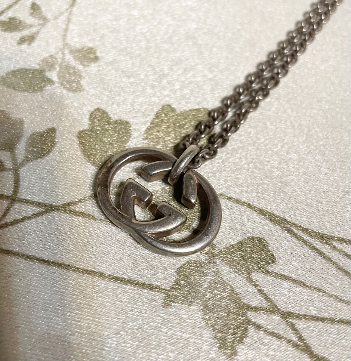 GUCCI グッチ ネックレス インターロッキング ジャンク 破損品 GUCCI グッチ ネックレス インターロッキング ジャンク 破損品