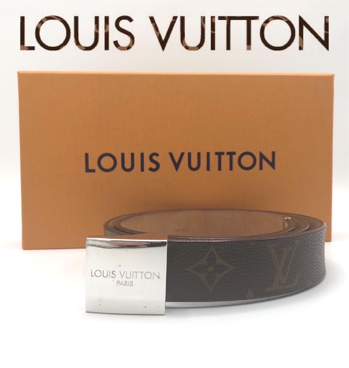 良品】LOUIS VUITTON モノグラム マルチ サンチュール キャレ-