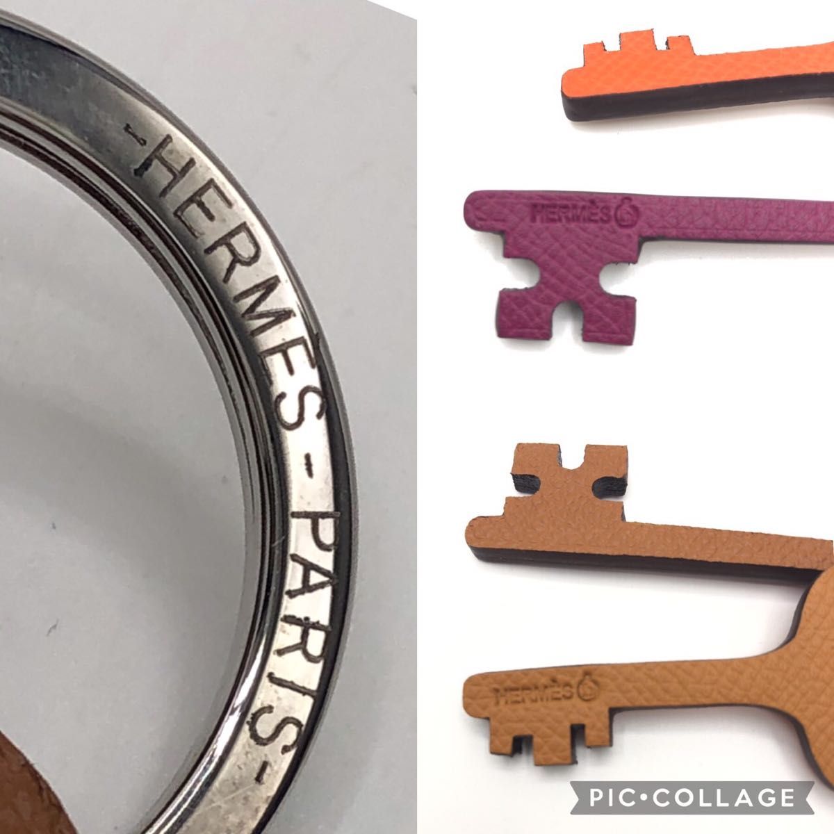 HERMES エルメス プティ アッシュ 鍵 KEY キーホルダー HERMES エルメス プティ アッシュ 鍵 KEY キーホルダー