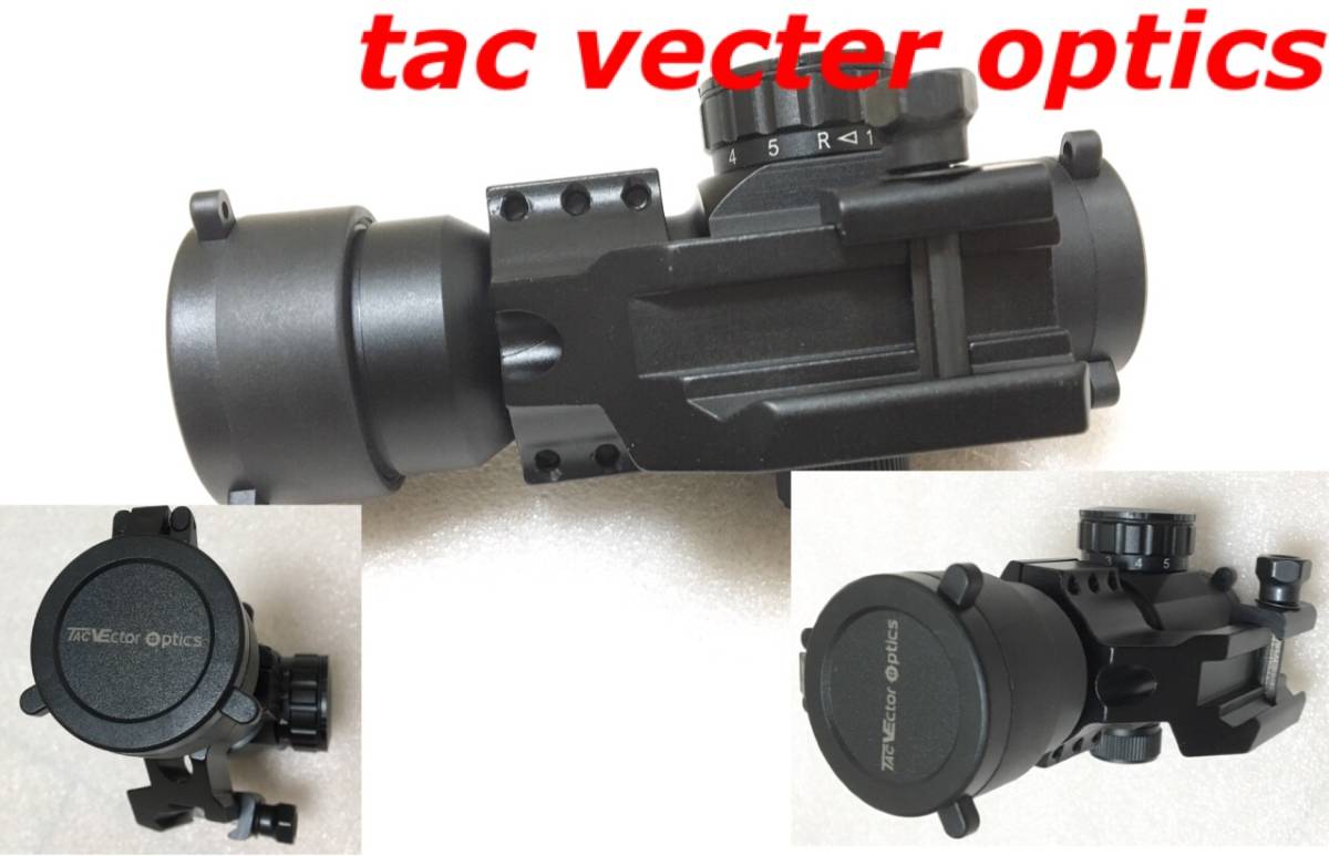 実銃対応 TAC VECTOR OPTICS ドットサイト ダットサイト マウント ライフル ホロサイト ライフル スナイパー スコープ 照準 レクティル 銃_画像3