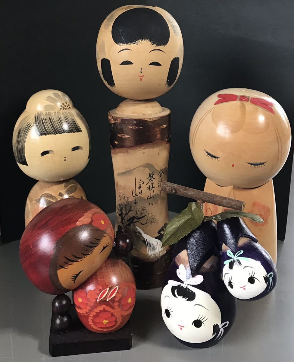 人気の雑貨がズラリ! 宮下はじめ 作 創作こけし 工芸品 レトロ