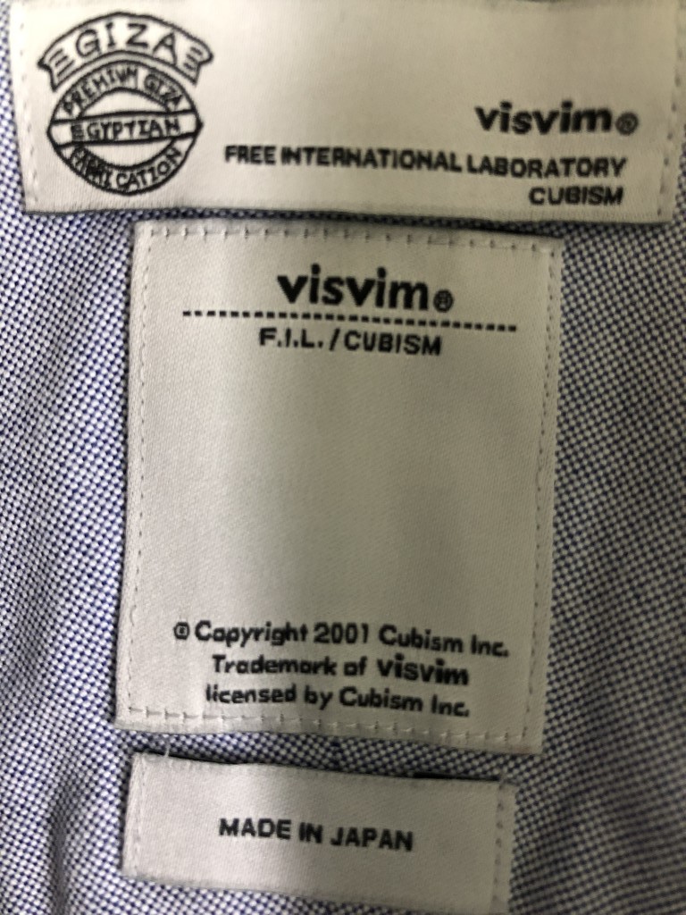 福袋セール】 ◇visvim ビズビム サイズ2 オックスフォード BD)】長袖