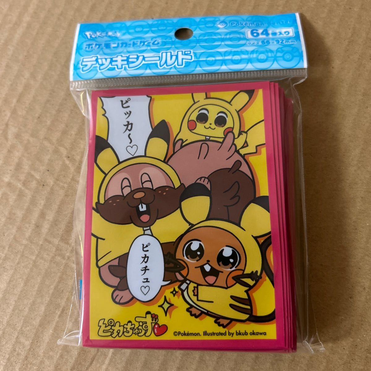 ポケモンカードゲーム デッキシールド ピカちゅうず スリーブ｜Yahoo