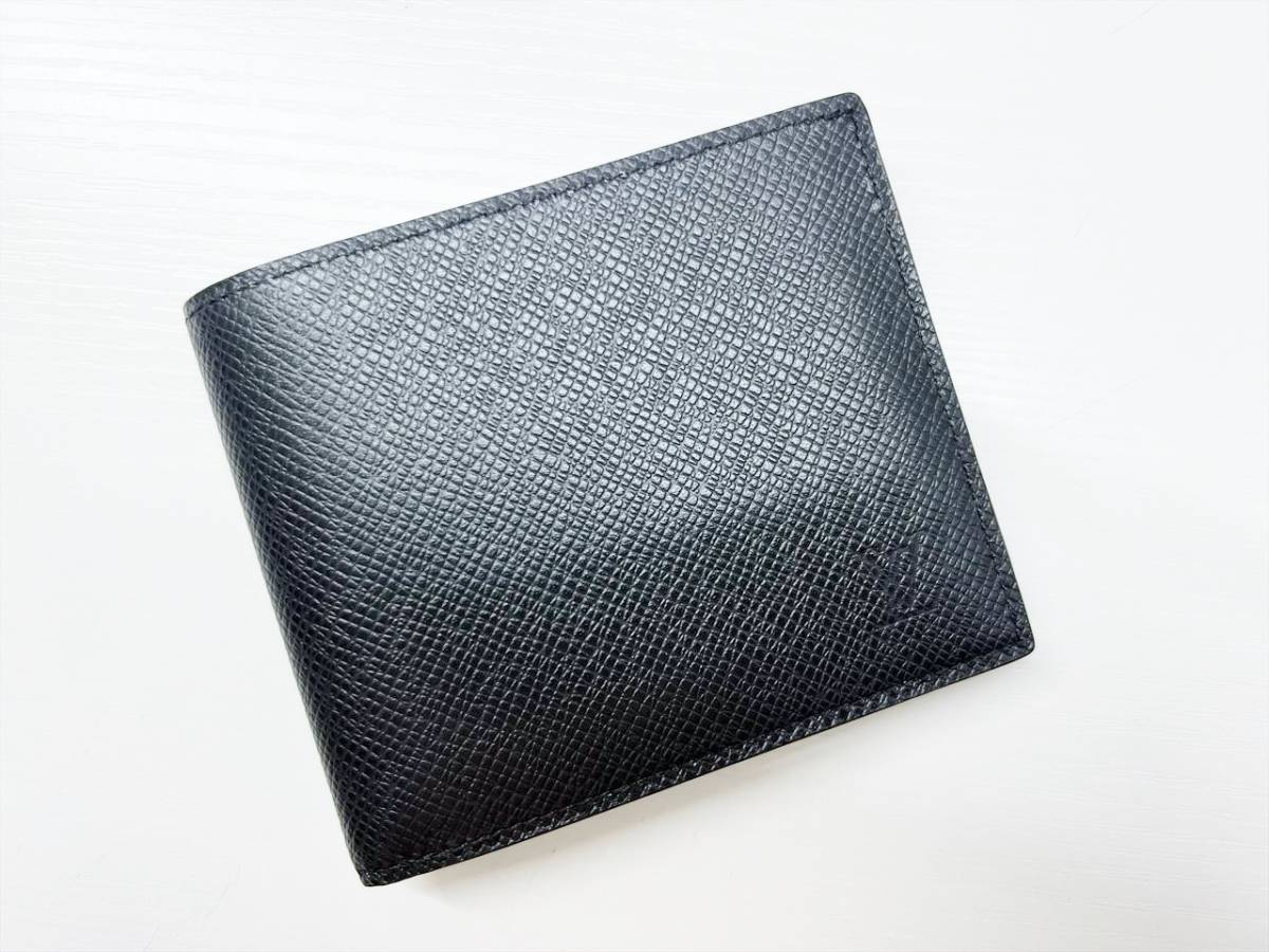 美品　Louis Vuitton　ルイヴィトン　タイガ　ポルトフォイユ　アメリゴNM　二つ折り財布　RFID　M62045_画像1