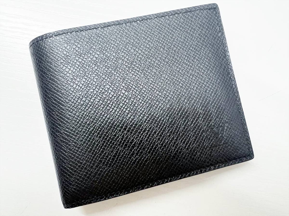 美品　Louis Vuitton　ルイヴィトン　タイガ　ポルトフォイユ　アメリゴNM　二つ折り財布　RFID　M62045_画像2