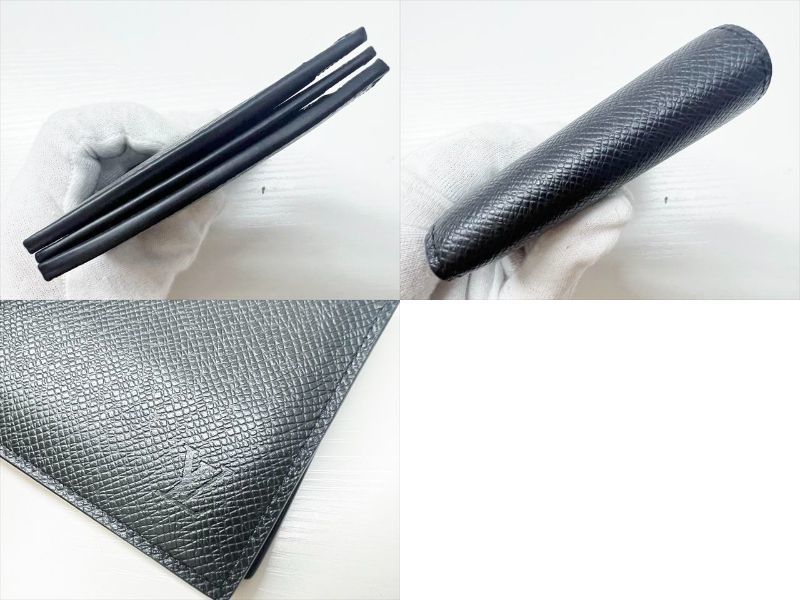 美品　Louis Vuitton　ルイヴィトン　タイガ　ポルトフォイユ　アメリゴNM　二つ折り財布　RFID　M62045_画像6