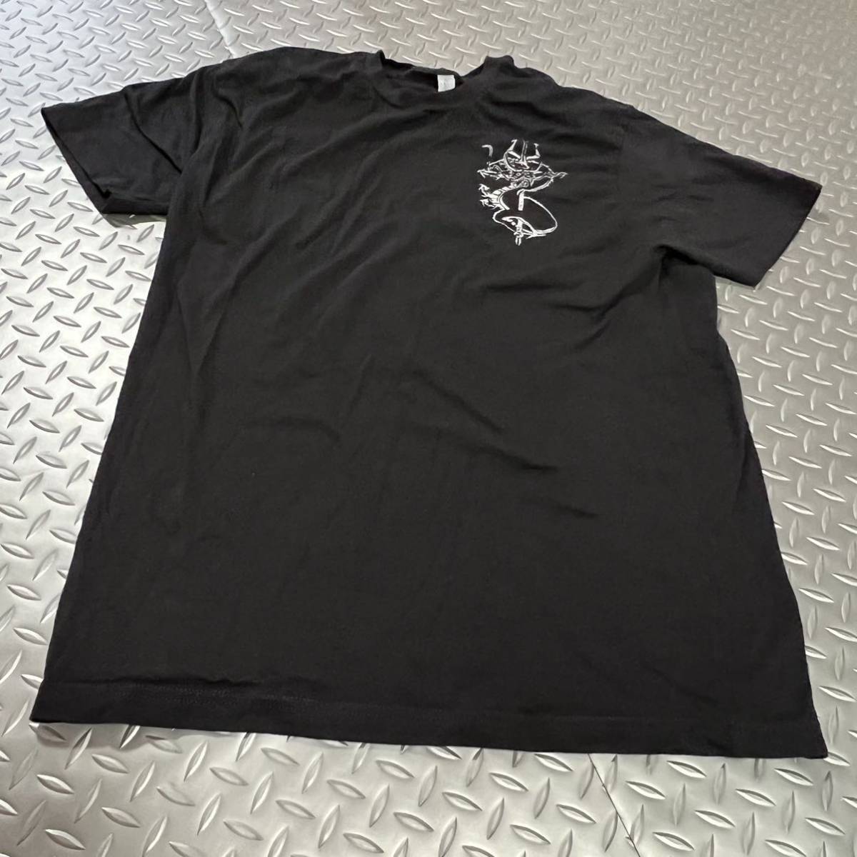 US 米軍放出品　Tシャツ　LARGE BLACK ドラゴン　ランニング　スポーツ　おしゃれ　(INV D64)_画像1