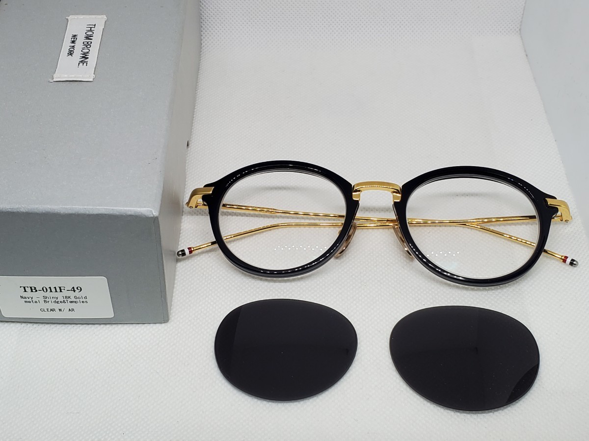 トムブラウン THOM BROWNE EYEWEAR TB-011A 49-