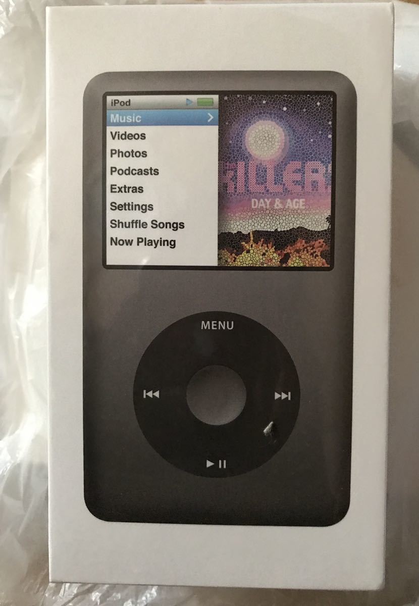 即決 新品 未開封品 Apple iPod Classic 160GB BLACK MC293J/A アイポッド クラシック ブラック 公式 国内正規品 黒 アップル モバイル_画像1
