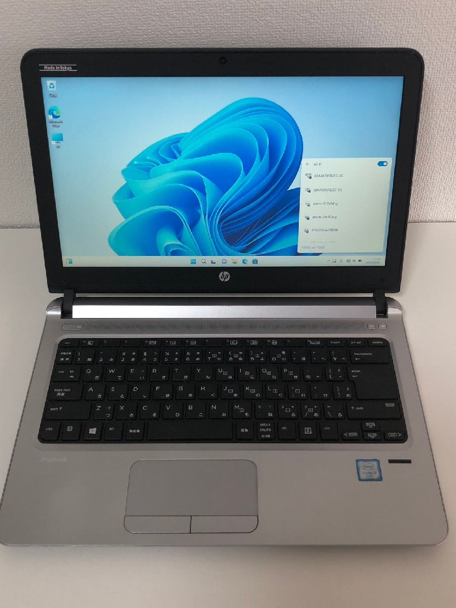 大注目 HP ProBook 430G3ノートパソコン/SSD256GB/メモリ8GB/無線