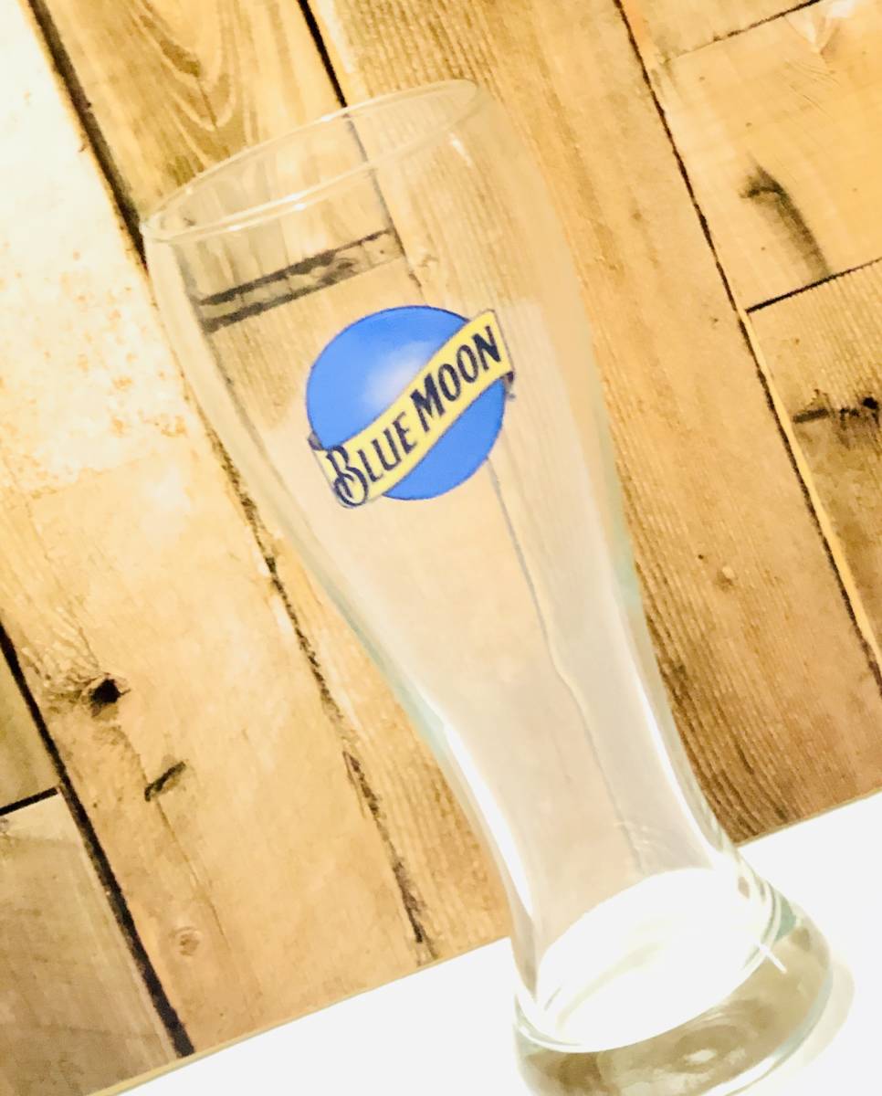 非売品　新品　USbeer『Blue Moon』 ブルームーン　アメリカビール　オリジナルグラス_画像1