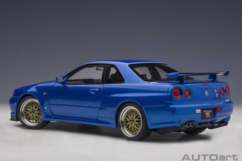 Aa オートアート 1/18 NISSAN SKYLINE ニッサン スカイライン R34 GT-R