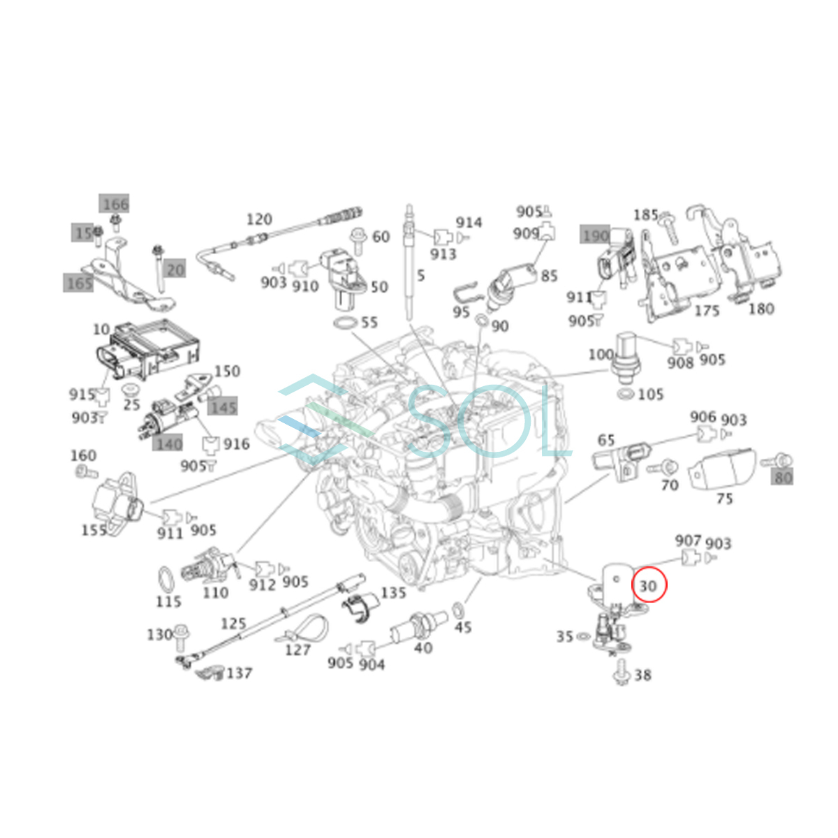 ベンツ R230 R231 W209 オイルレベルセンサー SL350 SL400 SL500 SL550 SL63 CLK320 CLK350 CLK63 0011531332 出荷締切18時_画像4