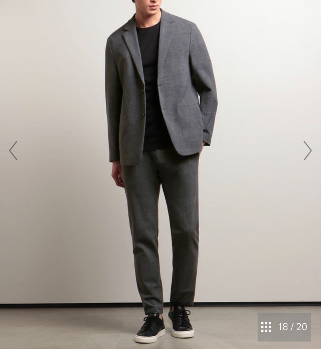 美品 セオリー 36 グレー セットアップ スーツ | portopraia.com.br