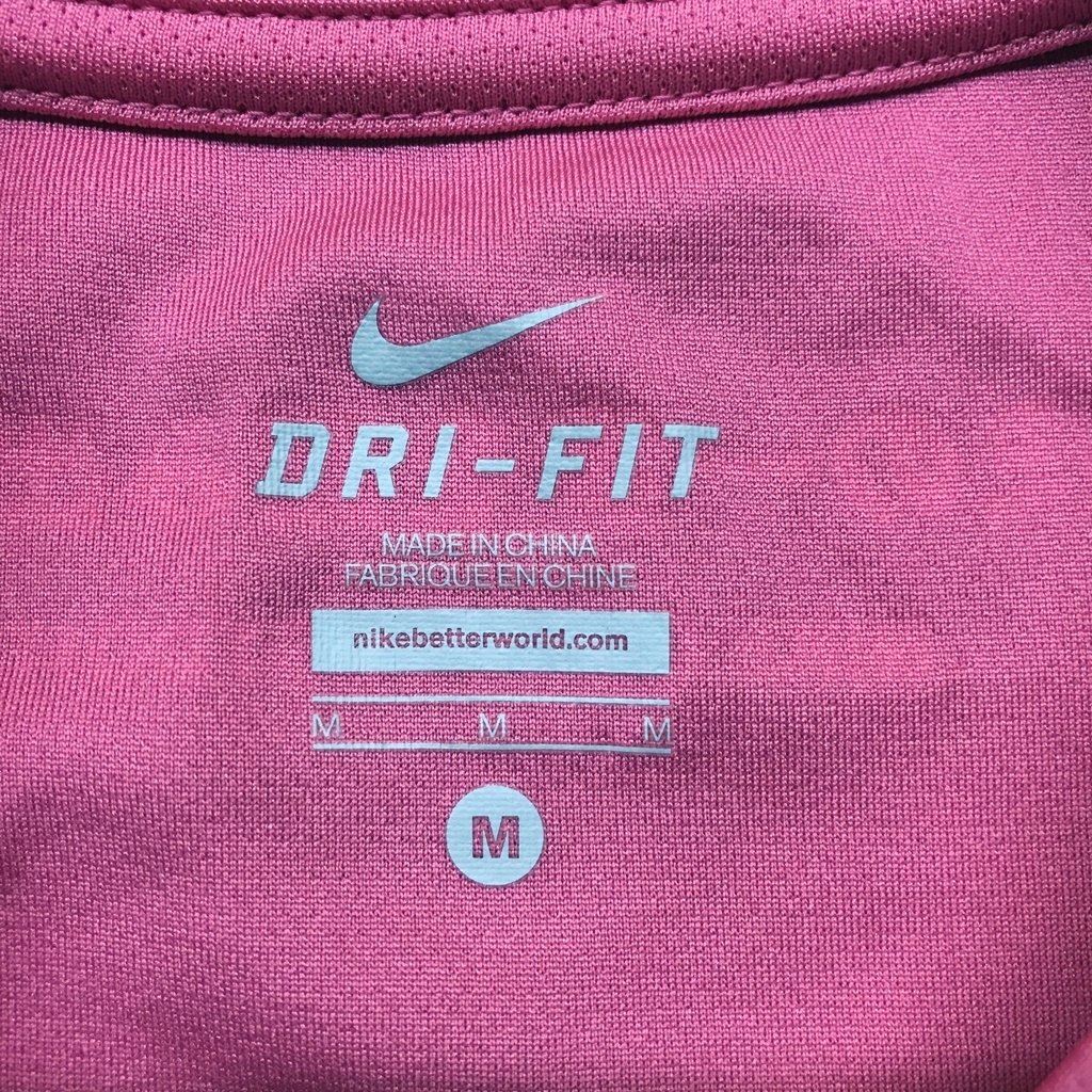 NIKE/ナイキ 半袖Tシャツ スポーツウェア ドライフィット ストレッチ素材 ピンク サイズM レディース_画像5