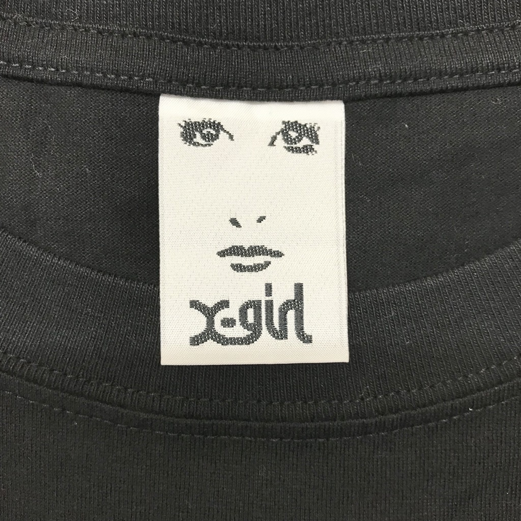 X-girl/エックスガール 半袖 Tシャツ コットン100% ブラック サイズF レディース_画像4