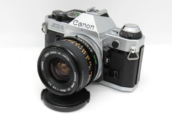 若者の大愛商品 プログラム AE-1 Canon + S.C. f2.8 28mm FD New