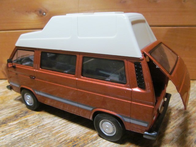 { nationwide equal postage 800 jpy }0 super rare 1|24 VW type2 T3 Banagon high roof camper westphalia JOKER beige / tea 