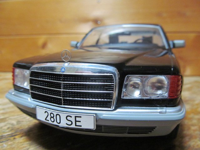 【残りわずか】 Sクラス ベンツ メルセデス 1/18 《全国一律送料800円》☆超希少 W126 Benz 黒色 乗用車