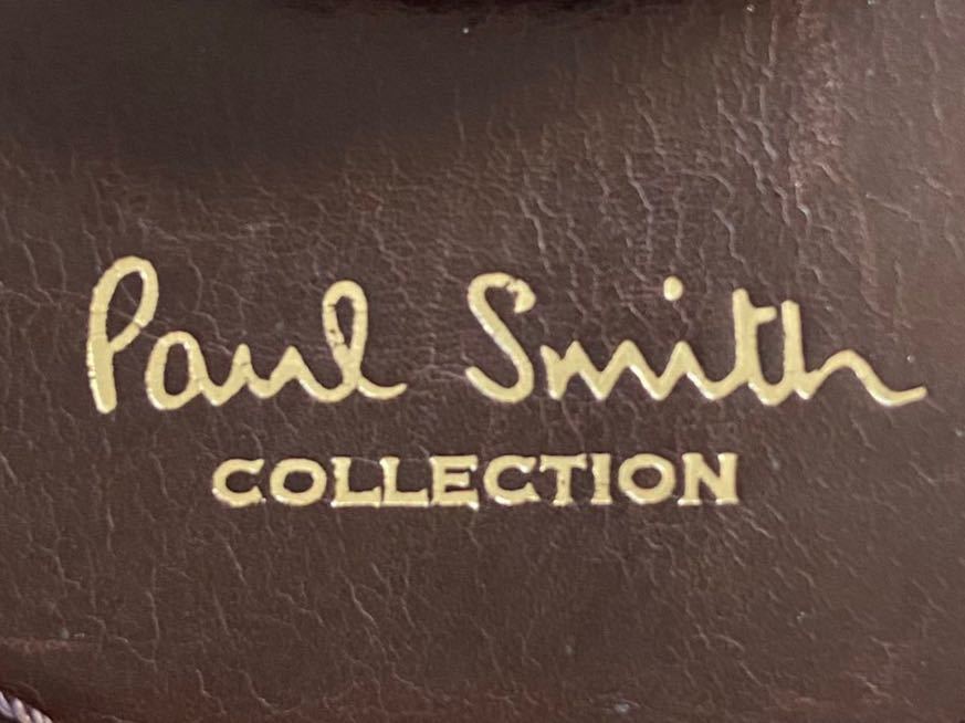 B3E012◆ ポールスミス Paul Smith COLLECTION 本革レザー クロコ型押し ブラウン色 小銭入れ コインケースの画像10