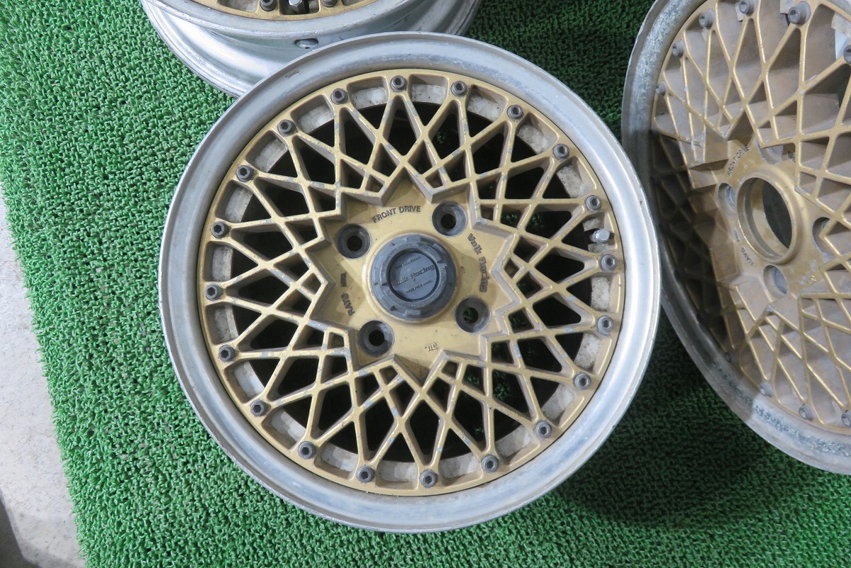 RAYS Volk Racing　アルミホイール　14x6.0J　4H　114.3PCD　4本セット　中古　／　23050210_画像2