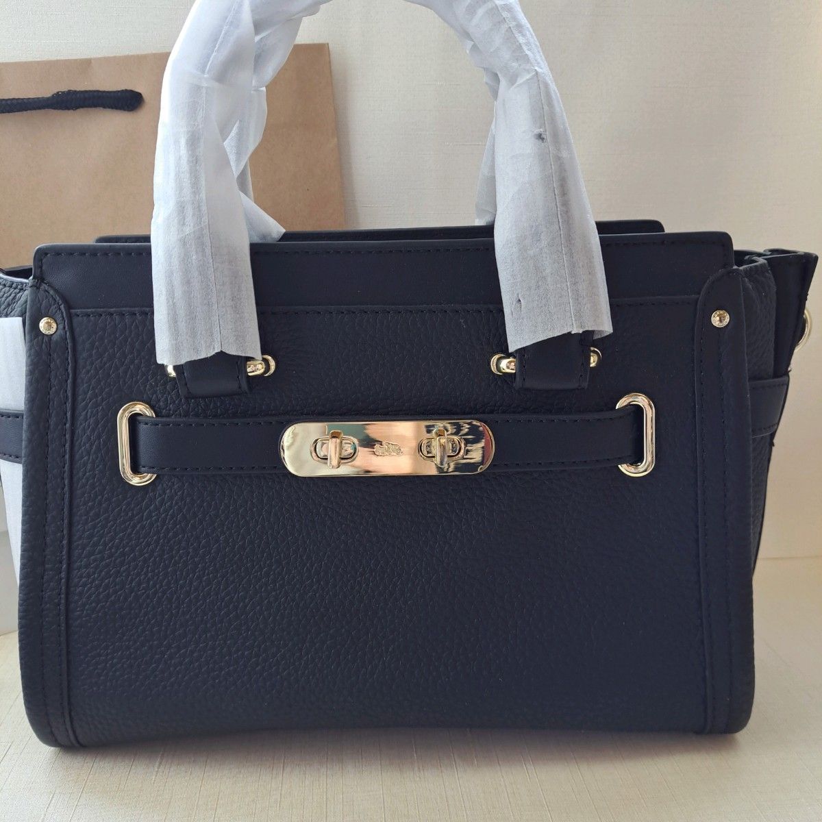 訳あり品】スワッガー COACH バッグ ハンドバッグ ショルダーバッグ