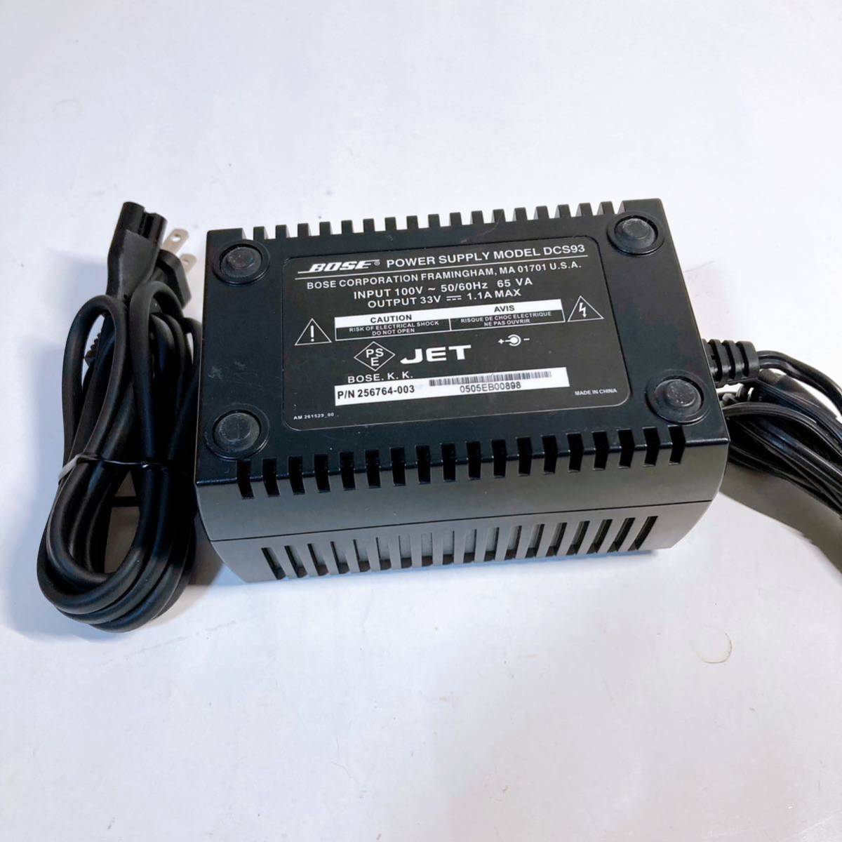 BOSE AC адаптор DCS93 электризация проверка settled [33V 1.1A]