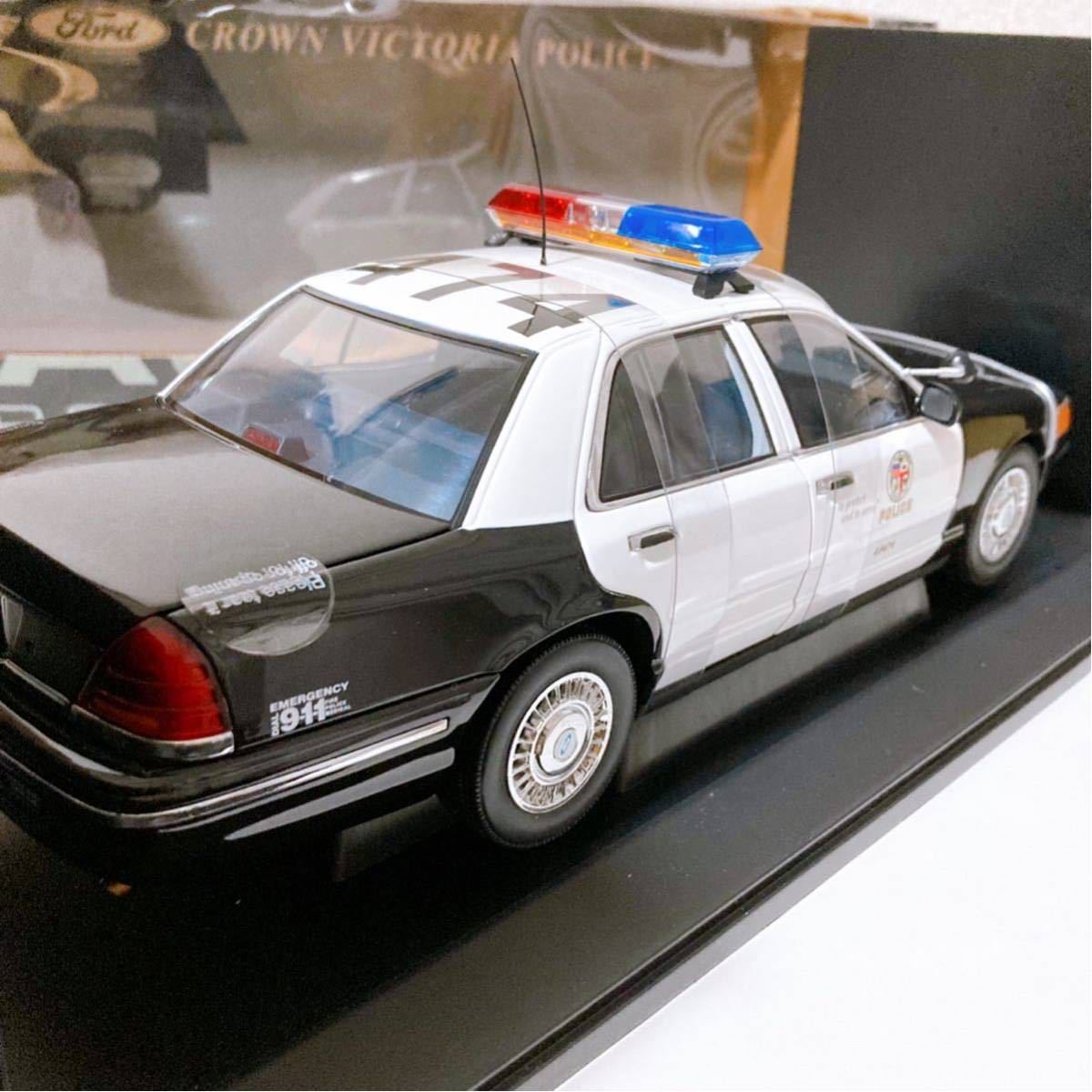 オートアート フォード クラウンビクトリア ポリスカー ロサンゼルス市警察 1/18【AUTOart Ford CROWN VICTORIA POLICE CAR】_画像8