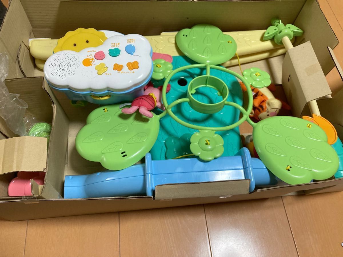 値下げしました くまのプーさん えらべる回転6WAYジムにへんしん 値下げしました くまのプーさん えらべる回転6WAYジムにへんしん