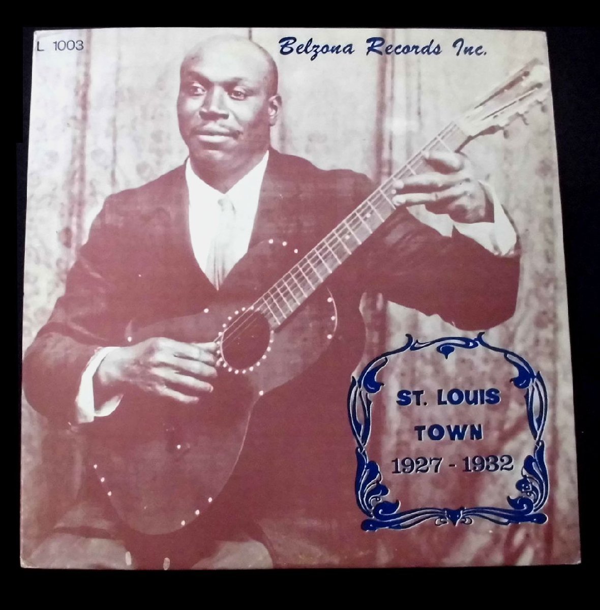 ●US-Belzona Recordsオリジナル””First-Pressing,EX+:EX Copy!!”” St. Louis Town: 1927-1932