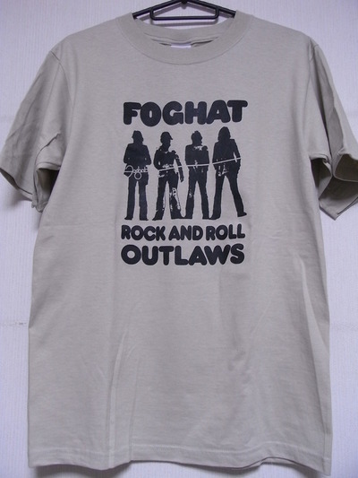 即決★新品バンドＴシャツ★フォガット★FOGHAT★ベージュボディ×ブラック★S/M/Lサイズ対応可能★ブルースロック関連_画像1