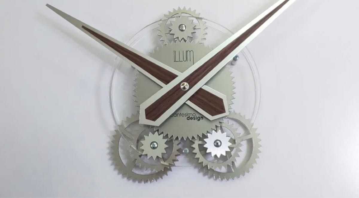 イタリアIncantesimo Design社製Illum 201GRA  壁掛け時計 ウォールクロック アナログ時計　