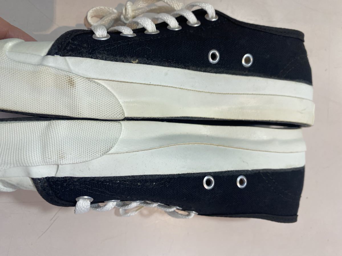 90s USA製 コンバース ジャックパーセル 黒 24.5センチ 新品 | www