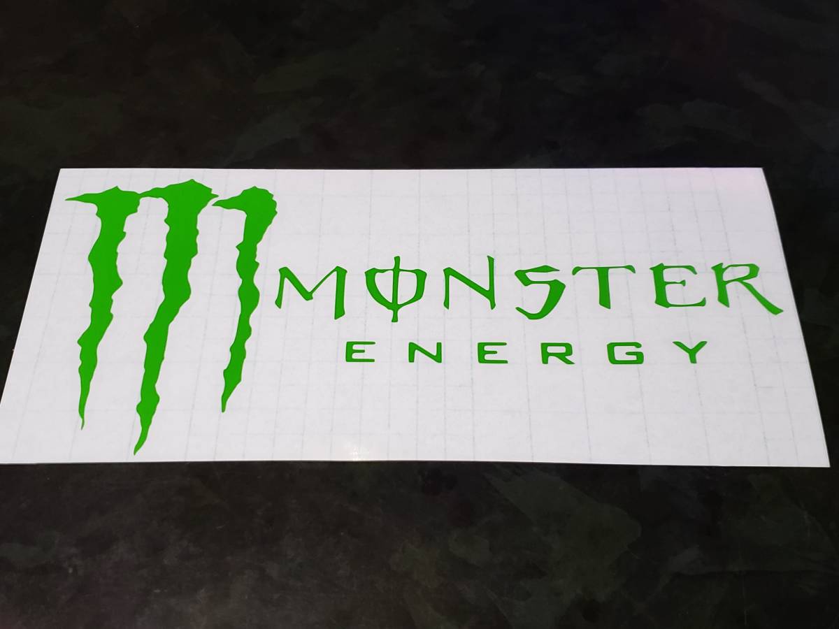 MONSTER ENERGY　⑤　モンスターエナジー　モンエナ　バンパー　ウイング　車　バイク　ガラス　窓 _画像1