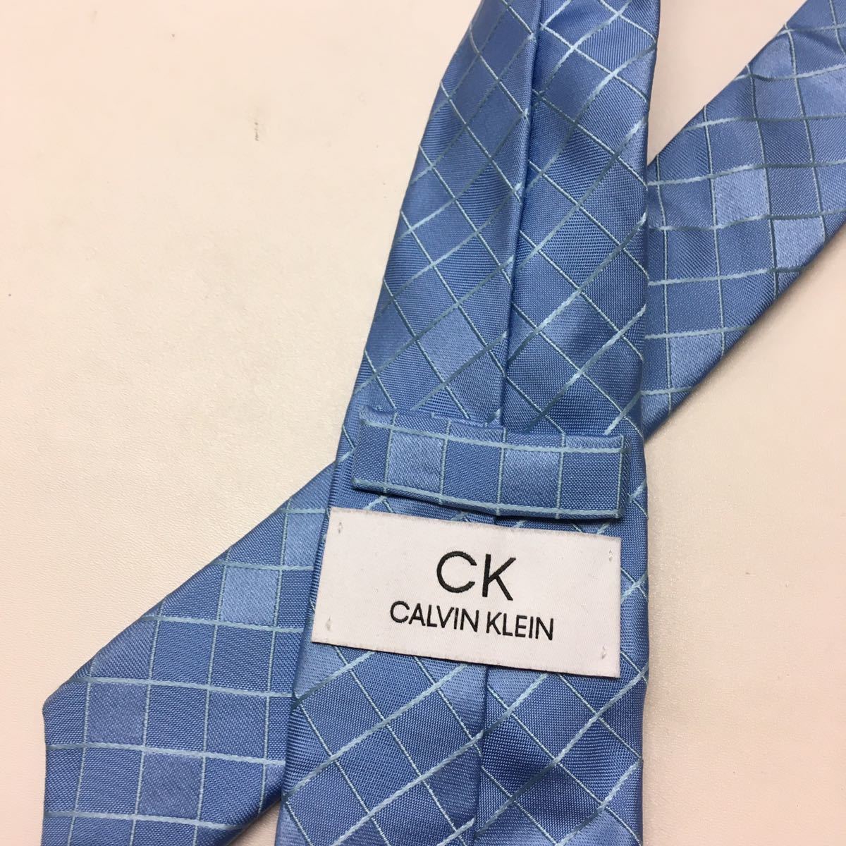 送料無料★Calvin Klein カルバンクライン★ブランドネクタイ メンズネクタイ★ブルー #50530spraの画像2