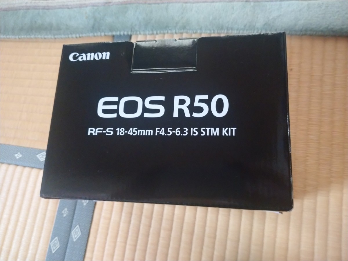 新品・未開封】Canon (キヤノン) EOS R50 RF-S18-45 IS STMレンズキット ホワイト 送料無 