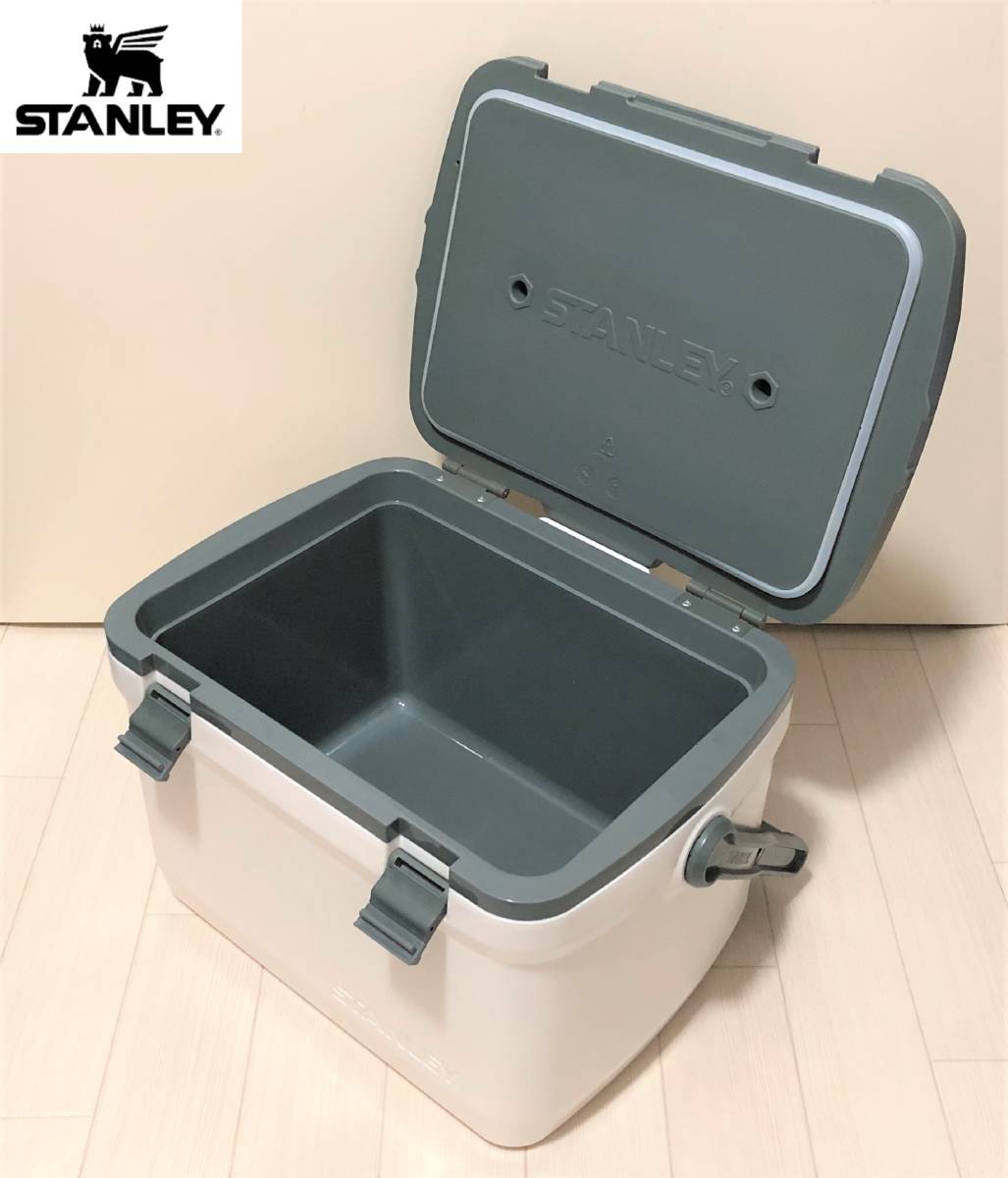 STANLEY スタンレー Cooler Box クーラーボックス 15.1L WHITE ホワイト 350ml缶21本収納可能 保冷 アウトドア キャンプ 釣り レジャー