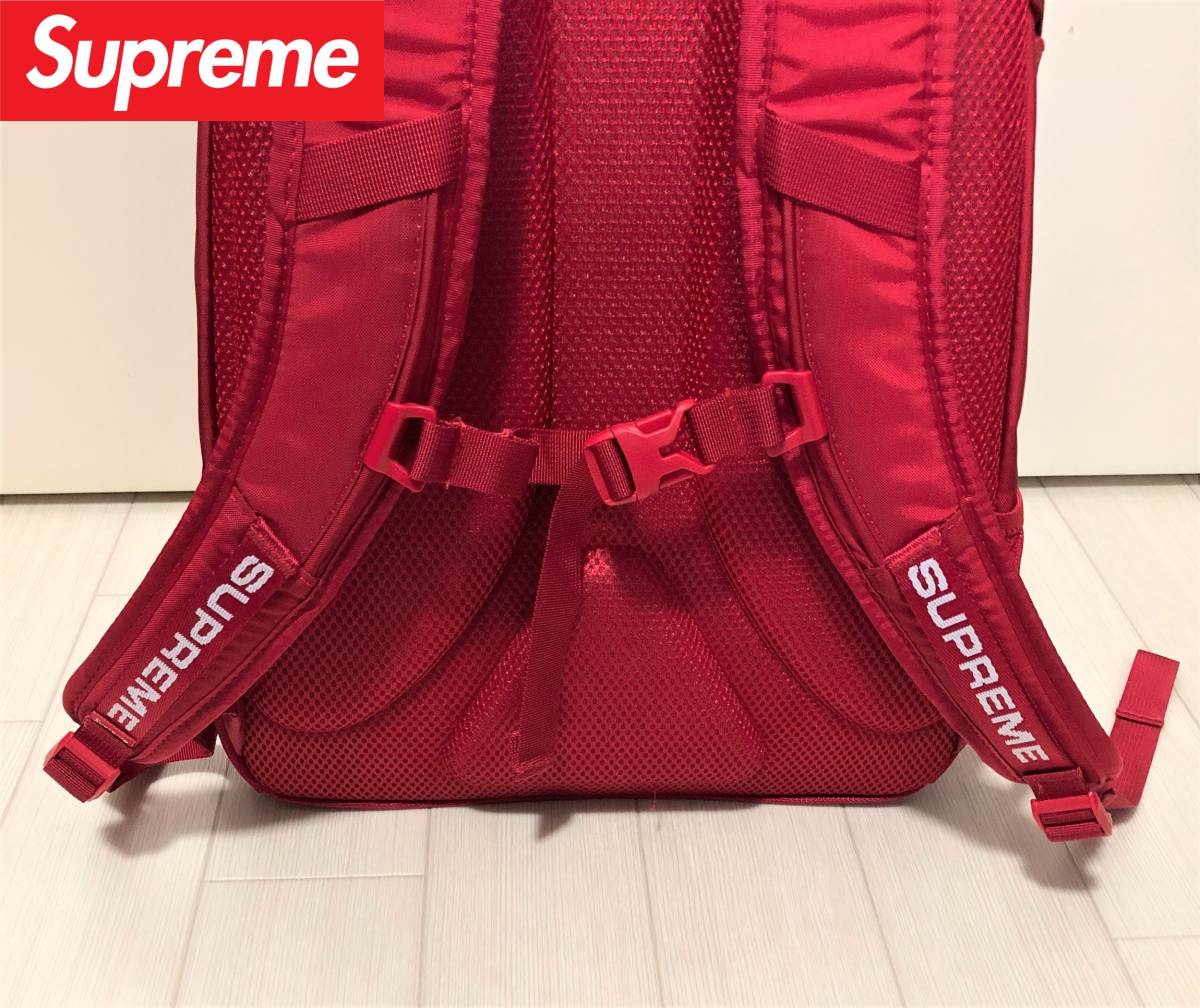 Supreme シュプリーム Backpack バックパック リュックサック 22L RED レッド 赤 CORDURA 高性能素材コーデュラファブリック生地_画像10