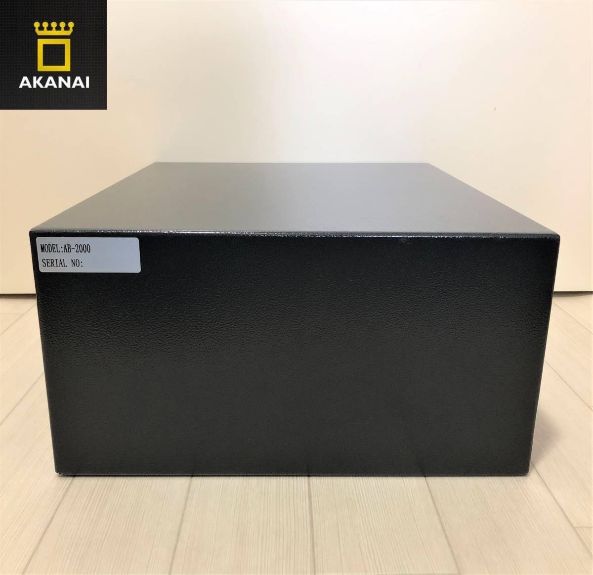 AKANAIa kana i hotel * customer . oriented safety box small size safe BLACK black black RoHS acquisition CE Mark acquisition 