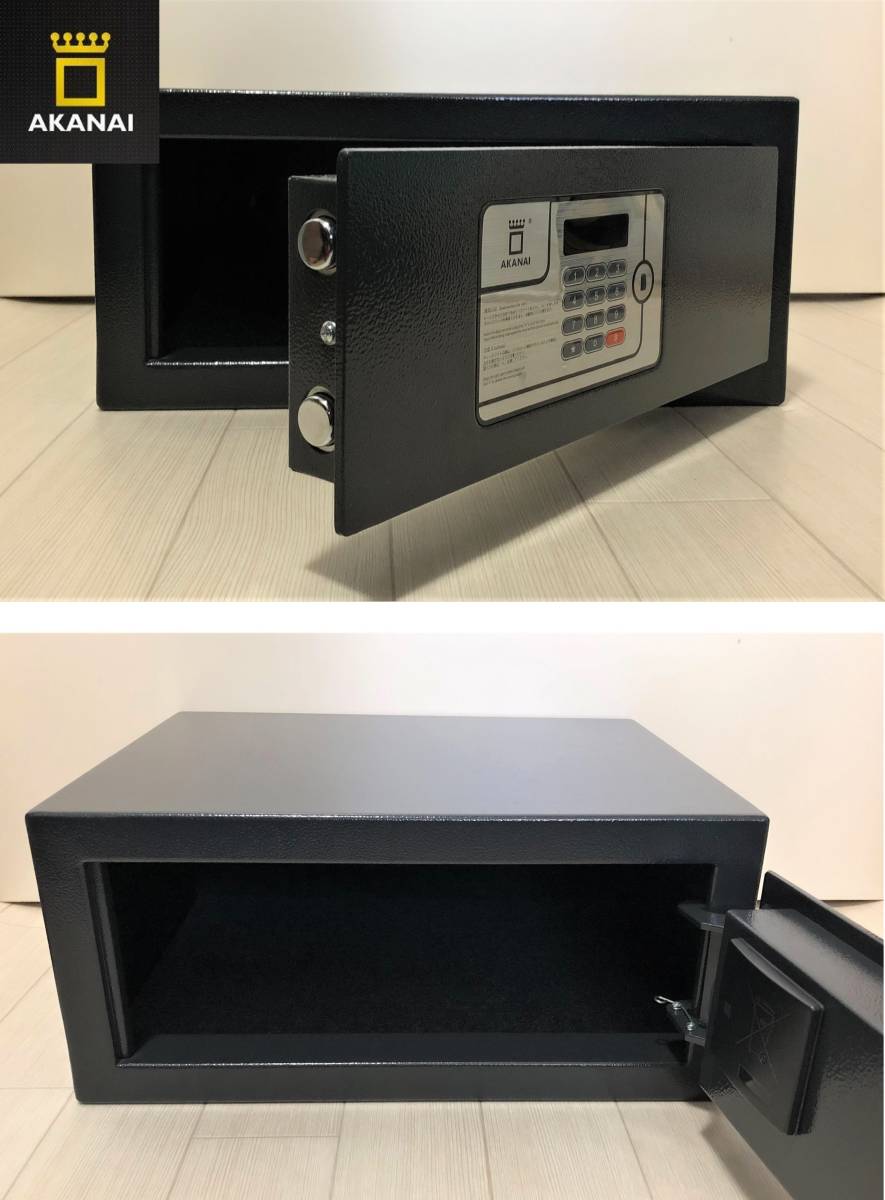 AKANAIa kana i hotel * customer . oriented safety box small size safe BLACK black black RoHS acquisition CE Mark acquisition 
