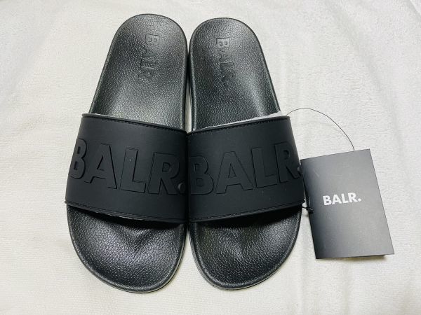 【新品未使用】BALR. SLIDER サンダル　 41サイズ　black/black